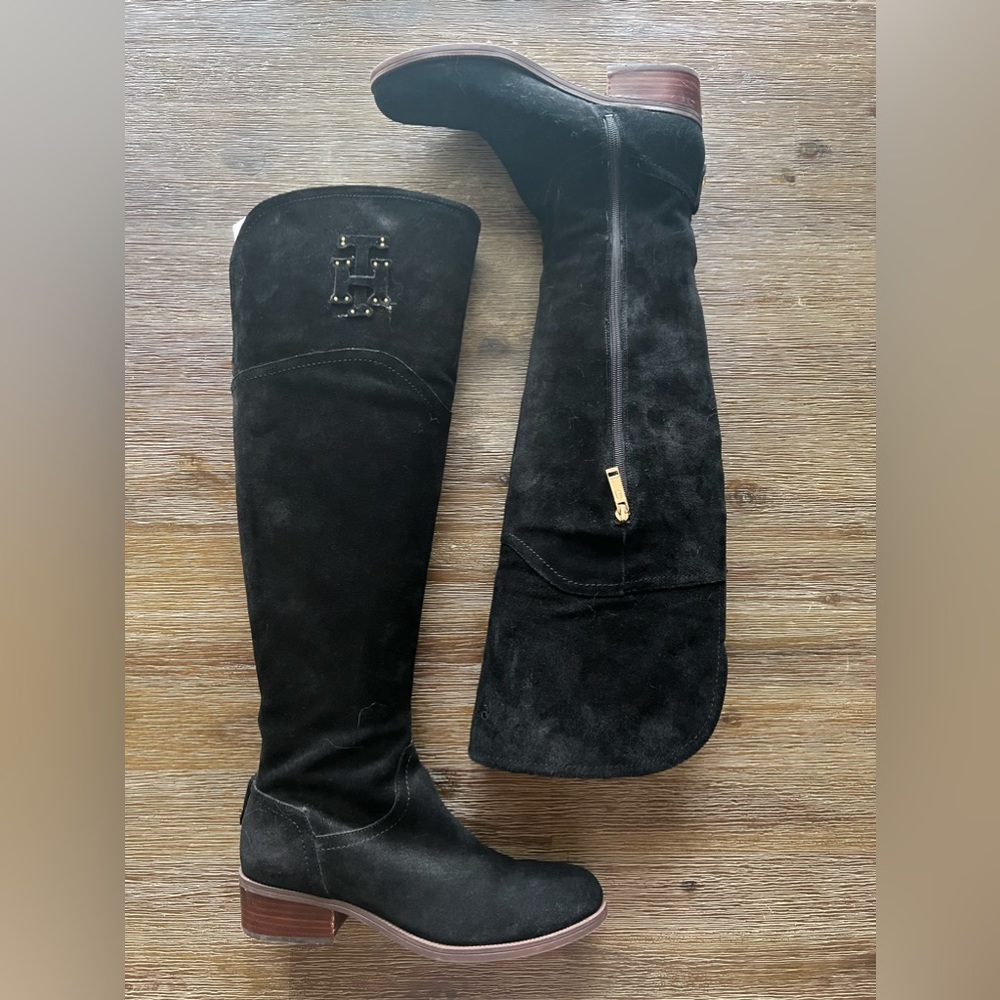 Tommy Hilfilger Knee High Suede Boots